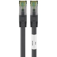 goobay Câble de raccordement Cat.8.1 S/FTP Noir, 0,5 mètre