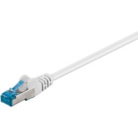 goobay Câble de raccordement RJ-45 S/FTP avec Cat.6a Blanc, 30 mètres