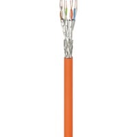 goobay Câble de raccordement RJ-45 S/FTP avec Cat.7a Orange, 250 mètres