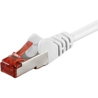 goobay Câble de raccordement RJ-45 S/STP avec Cat.6 Blanc, 50 mètres