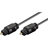 goobay Câble optique Toslink Noir, 1 mètre