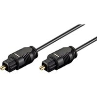 goobay Câble optique Toslink Noir, 1,5 mètre