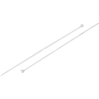 goobay Collier de serrage 200x2.5mm, Serre-câble Transparent, 100 pièces