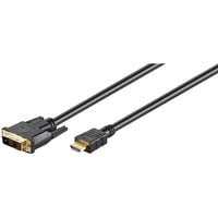 goobay HDMI > DVI, Adaptateur Noir, 2 mètres