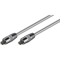 goobay Toslink HQ, Câble Argent, 1 mètre
