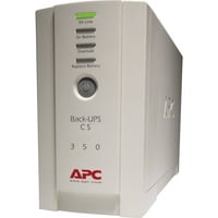APC Back-UPS CS BK350EI Beige, Veille, 0,35 kVA, 210 W, 180 V, 266 V, 50/60 Hz, Vente au détail