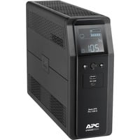 APC Back-UPS PRO BR1200SI - Alimentation de secours Noir, 8x sortie C13, 2x chargeur USB (type A & C), 1200VA, port de données USB