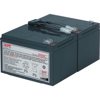 APC Cartouche de remplacement de batterie RBC6 Noir, Sealed Lead Acid (VRLA), Noir, 7,68 kg, 195,6 x 152,4 x 94 mm, 0 - 40 °C, 0 - 95%