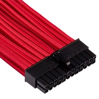 Corsair CP-8920230 câble d'alimentation interne 0,61 m, Gestion des câbles Rouge, 0,61 m, ATX (24-pin), ATX (24-pin), Mâle, Mâle, Droit