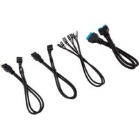 Corsair Kit d'extension de la face avant, Câble d'extension Noir, 0,3 mètre