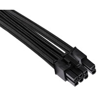 Corsair Premium Individually Sleeved PCIe Type 4 Gen 4, Câble Noir, 0,65 mètres, 2 pièces