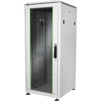 Digitus Armoire réseau Série Unique - 600x600 mm (LxP), Armoire informatique Gris clair