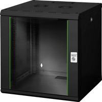 Digitus Boîtier mural professionnel Série Unique - 600x600 mm (LxP), Armoire informatique Noir