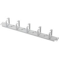 Digitus Panneau de brassage pour armoires réseaux et serveurs 1HE, Guide-câble Gris