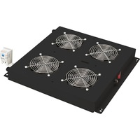 Digitus Unité de ventilation supérieure pour les boîtiers de réseau et de serveur Unique & Dynamic Basic, Module de ventilation Noir