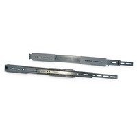 Inter-Tech 88887204 accessoire de racks Kit rail d’étagère, Rails Argent, Kit rail d’étagère, Métallique, Acier, 30 kg, 48,3 cm (19"), 13 mm