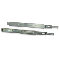 Inter-Tech Jeu de rails télescopiques 18" pour boîtiers IPC Argent