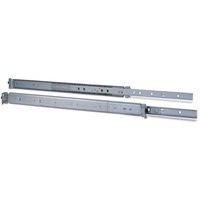 Inter-Tech Jeu de rails télescopiques 1U 455 mm Gris
