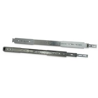 Inter-Tech Jeu de rails télescopiques 26" pour boîtier IPC Argent