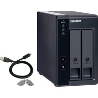 QNAP TR-002 Boîtier d'extension, Boîtier disque dur Noir