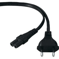 goobay 95039 câble électrique Noir 5 m Noir, 5 m, Mâle/Femelle, Noir