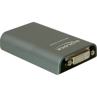 DeLOCK 61787 adaptateur graphique USB Gris Noir, Gris, 56 mm, 89 mm, 18 mm, USB