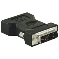 goobay Adaptateur DVI-I > VGA Noir, DVI, VGA, Noir, En vrac