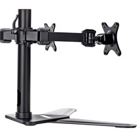 iiyama Support double pour bureau DS1002D-B1, Pied de support Noir, 10 kg, 25,4 cm (10"), 76,2 cm (30"), 100 x 100 mm, Réglage de la hauteur, Noir
