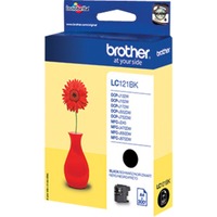 Brother Cartouche d'encre noire Brother LC-121BK d'origine Noir, Noir