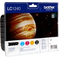 Brother LC-1240 Valuepack, Encre Noir, cyan, magenta, jaune