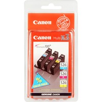 Canon CLI-526C/M/Y Multipack, Encre Cyan, Magenta, Jaune