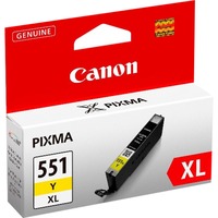 Canon Cartouche d'encre jaune à haut rendement CLI-551XL Rendement élevé (XL), Encre à pigments, 1 pièce(s), Vente au détail