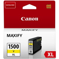 Canon Cartouche d'encre jaune haut rendement PGI-1500XL Encre à pigments, 1 pièce(s)
