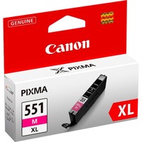 Canon Cartouche d'encre magenta à haut rendement CLI-551XL Rendement élevé (XL), Encre à colorant, 1 pièce(s), Vente au détail