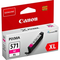 Canon Cartouche d'encre magenta à haut rendement CLI-571XL Rendement élevé (XL), Encre à pigments, 11 ml, 645 pages, 1 pièce(s)