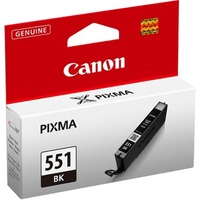Canon Cartouche d'encre noire CLI-551BK Rendement standard, Encre à colorant, 1 pièce(s), Vente au détail