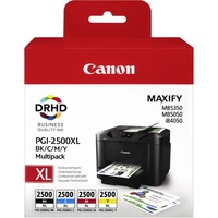 Canon Multipack PGI-2500XL, Encre Noir, jaune, cyan, magenta