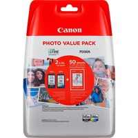 Canon Pack de valeur PG-545XL/CL-546XL, Encre Noir, cyan, magenta, jaune, papier photo