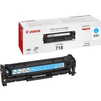 Canon Toner cyan CRG-718C Laser, Cyan, Vente au détail