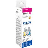 Epson Encre - T6643 C13T664340, Réservoir d'encre, Série L, Magenta
