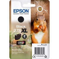 Epson Encre noire mono-pack 378XL Claria Photo HD C13T37914010, "Écureuil