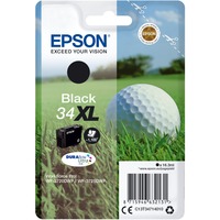 Epson Golf ball Singlepack Black 34XL DURABrite Ultra Ink, Encre Rendement élevé (XL), Encre à pigments, 16,3 ml, 1100 pages, 1 pièce(s)