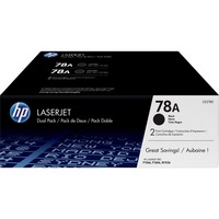 HP 78A Cartouches de toner LaserJet noires (CE278AD) Noir, Pack de 2