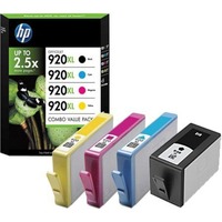 HP 920XL ComboPack, Encre C2N92AE, 4-pack (Noir, Cyan, Magenta, Jaune), Vente au détail