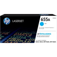 HP Cartouche de toner LaserJet cyan 655A (CF451A)