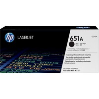 HP Cartouche de toner LaserJet noire 651A (CE340A) Noir, Noir