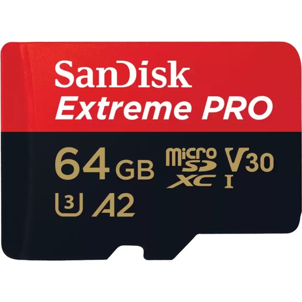 SanDisk Extreme PRO microSDXC 64 Go, Carte mémoire UHS-I U3, Class