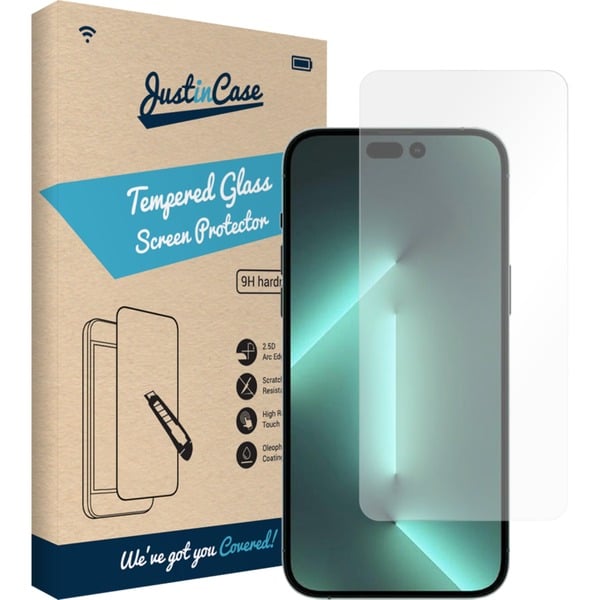 Just in Case iPhone 14 Pro Max - Tempered Glass, Film de