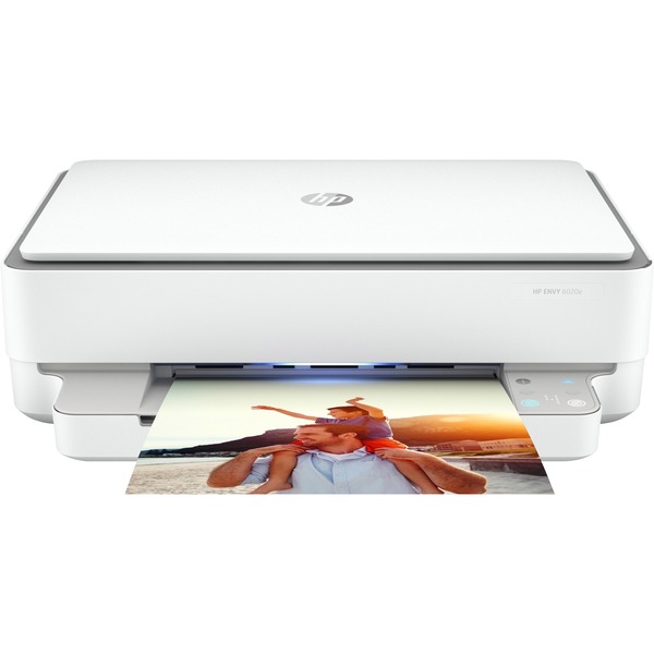 HP ENVY 6020e A jet d'encre thermique A4 4800 x 1200 DPI 7 ppm Wifi, Imprimante multifonction Blanc/gris, A jet d'encre thermique, Impression couleur, 4800 x 1200 DPI, Copie couleur, A4, Gris, Blanc