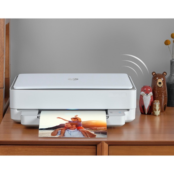 HP ENVY 6020e A jet d'encre thermique A4 4800 x 1200 DPI 7 ppm Wifi, Imprimante multifonction Blanc/gris, A jet d'encre thermique, Impression couleur, 4800 x 1200 DPI, Copie couleur, A4, Gris, Blanc